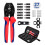 27 Packs Crimping Pliers Tools Kit for  Electeical Connectors Solar Panel PV Cable Female Connector Termianls Sets 4
