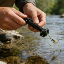 5 Pièces Outil Magnétique Universel pour Nouer les Hameçons de Pêche - Convient à la Plupart des Hameçons