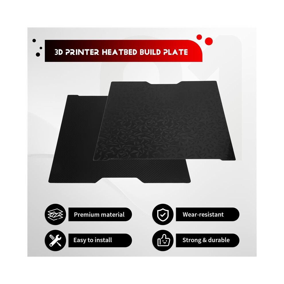 Build Plate For H2c Smooth Pei Sheet Peo Pet For Bambulabs H2c 3D Printer Heatbed Build Plate 6033375267611