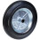 250mm wheel with black rubber on pressed steel centre 1