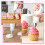 Eco-Friendly Cotton Piping Bags and Tips Set for Cake Decorating, Includes Multiple Sizes and Accessories 6