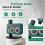 Water Timer for Outdoor Garden Hose, Hose Timer with Rain Delay/Manual Mode Automatic Drip Irrigation Controller System 4