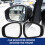 Car Exterior Side Rearview Mirror Frame Trim for   4 5 LR4 LR5 - 5