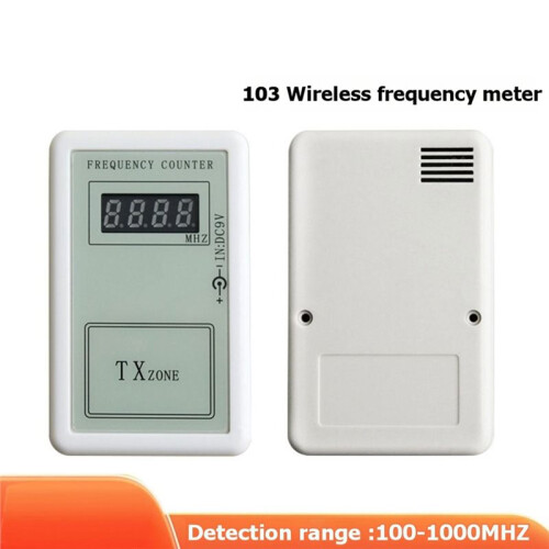 Remote Frequency Detector Frequency Counter 260-500Mhz Handheld Frequency Wireless Remote Control Frequency Tester 1