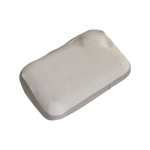 Camping Memory Foam Comfort Square-Kudde för Utomhusbruk, Ultralätt, Reseförvaring, Sovkudde, Grå