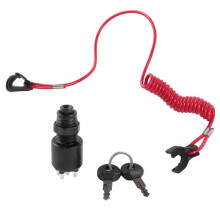 4X Ignition Key Safety Lanyard Lock Assembly for OMC BRP 1996 Johnson Evinrude 5005801