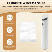 2SET Compact Vacuum Sealer for Food Powerful Handheld Vacuum Sealer Machine, Seal Meal Saver,Portable Food Sealer