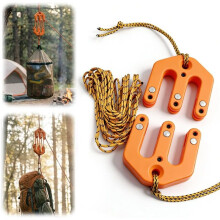 Ultralight Block and Tackle Pulley System,Portable Rope Hoist Tool for Solo Hunters to Lift Deer & Gear with Less Effort