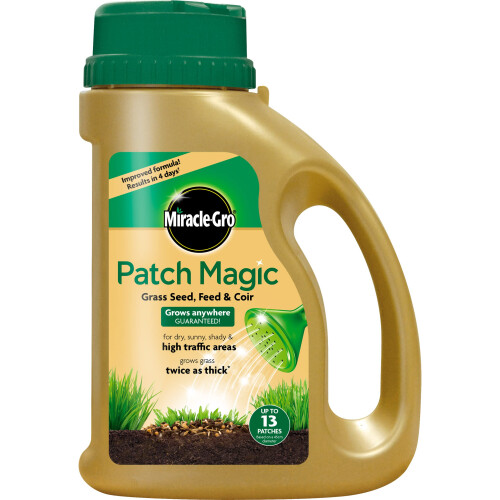 Miracle-Gro Miracle-Gro Patch Magic Grass Seed, Feed and Coir, 1015 g, Green