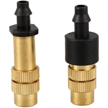 100 Stücke Einstellbare Sprayer Messing Vernebelungs Düse ZerstäUber Sprinkler für Tropf Garten Bewässerung Bewässerungs Spray