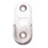 5X Oval Wardrobe Hanging Rail Rod End Bracket Support Silver Tone Pair 3