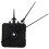2X DIY Clock Metal Texture  Wall Clock Retro Wall Clock Movement Accessories Black 2