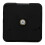 2X DIY Clock Metal Texture  Wall Clock Retro Wall Clock Movement Accessories Black 3