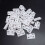180Pcs Shelf Cabinet 90 Degree Plastic Corner Braces Angle Brackets White 5