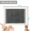 100 Pieces Rabbit Pee Pads,Disposable Cage Liners Black Carbon Super Absorbent Odor-Control,Bunny Potty Training Pad 6