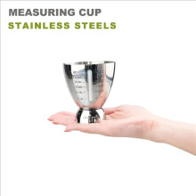 2X Bar Cocktail Jigger Measured Double 1-6 Oz Measuring Jiggers, Stainless Steel Tools Cup Shaker