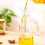 90 mm plastic Transparent funnel for kitchen / lab / garage / car fluids 3