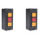 2X Garage Door Opener, Electric Door Roll  Lock Box, Surface Mounted Concealed Button  C 2