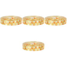4Rouleaux Ruban Décoratif Pâques Pour Paquets Artisanat