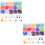2Boîtes Clips Marqueurs ABS Multicolores Pour Crochet Outils DIY 1