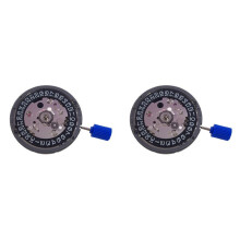2X NH34 High-Precision Watch Movement NH34 GMT Function Calendar 3O'Clock Automatic Movement Mechanism-Black Calendar