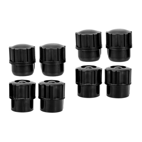 8Pcs Durable Black Plastic Soprano Saxophone Replacement Plug 2