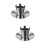 2Sets Kaffeebecher Doppelwandig Mit Untersetzer Langlebig 7