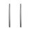 2Pcs Stainless Steel Dough Roller Strong Silver Baking Pin for Kitchen 2