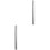 2Pcs Stainless Steel Dough Roller Strong Silver Baking Pin for Kitchen 3