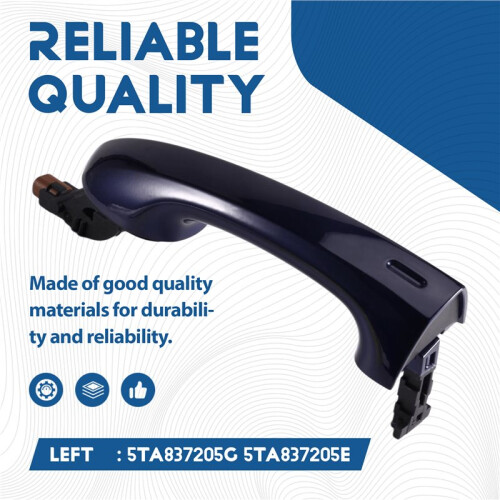 5TA837205G 5TA837205E Left Car Exterior Door Handle  for   2016-2022 Left 2