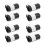8Pcs Lightweight Plastic Climbing Stick External Lock White Fasteners 6