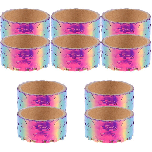 10Rouleaux Rubans De Bricolage Halloween Violet Décorations Adhésives 2