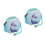 2Pièces Déjeuner Portable Isotherme Bleu Assorti Pour École 2