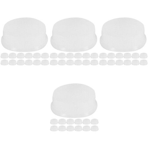 96Pièces Accessoires Flûte Silicone Transparent Bouchons Clés Ouverts 1