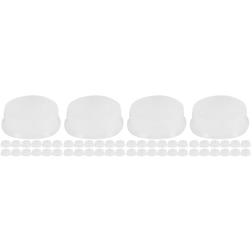 96Pièces Accessoires Flûte Silicone Transparent Bouchons Clés Ouverts 2