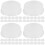 96Pièces Accessoires Flûte Silicone Transparent Bouchons Clés Ouverts 4