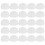 96Pièces Accessoires Flûte Silicone Transparent Bouchons Clés Ouverts 11