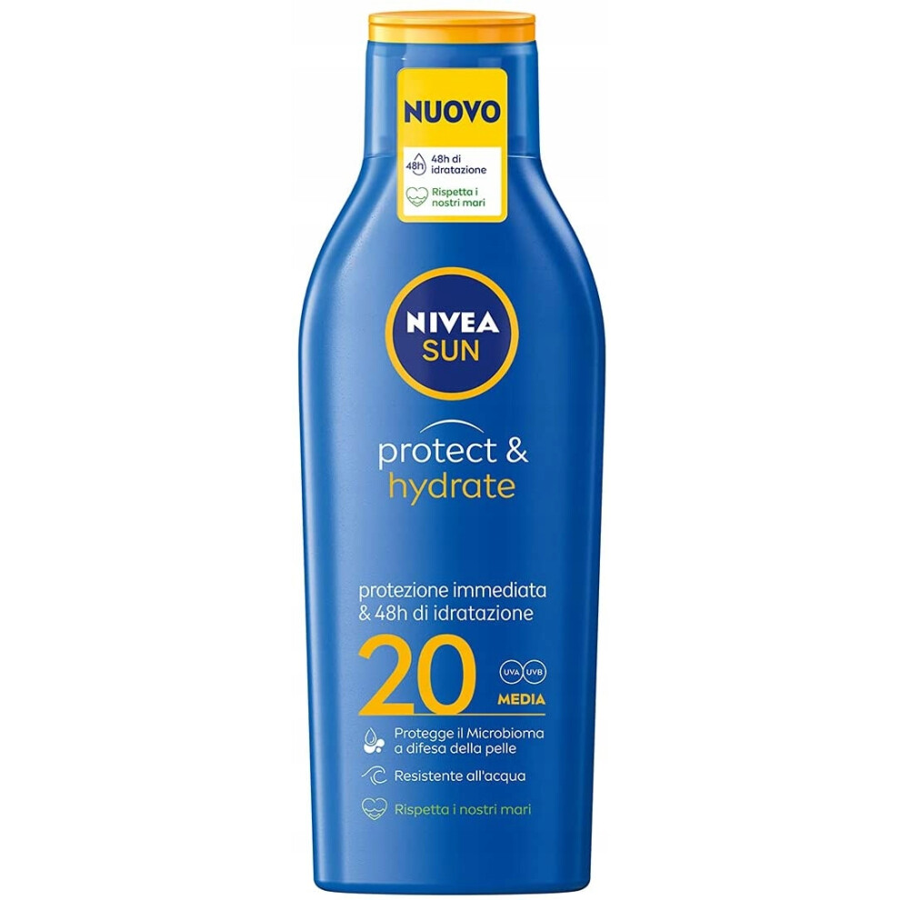 Nivea Sun Sun Lotion Spf 20, 200 Ml
