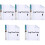 5Rouleaux Sticker Tableau Autocollant Pour Maison Surface Lisse 1