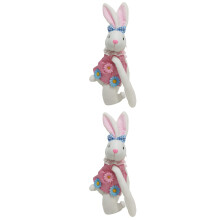 2Pièces Accroche Rideaux En Peluche Rose Pour Fixation Élégante