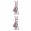 2Pièces Accroche Rideaux En Peluche Rose Pour Fixation Élégante 1