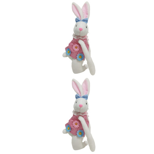 2Pièces Accroche Rideaux En Peluche Rose Pour Fixation Élégante