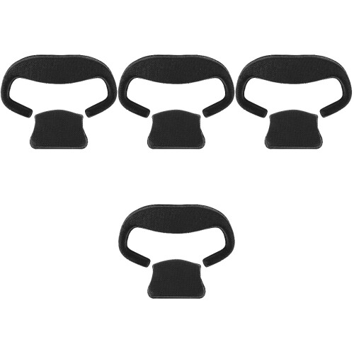 4Sets Black Vr Face Pad Set PU Sponge Light Blocking Comfort Accessory 1