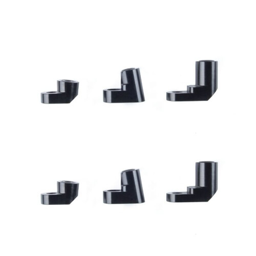 T-6061 Anodized Billet Aluminum Rear Spoiler Riser Kit for 2013-2018  Focus ST (Extender)