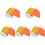 5Rouleaux Bordure Remplaçable Colorée Stickers Vinyle Pour Bricolage 2