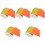 5Rouleaux Bordure Remplaçable Colorée Stickers Vinyle Pour Bricolage 3