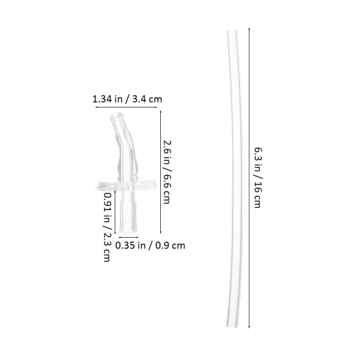 5Ensembles Pailles Réutilisables Souples Transparentes Pour Jus 1