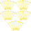 50Pcs Yellow Drumsticks for Beginners Durable Musical Mallets 6