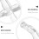 5Ensembles Pailles Réutilisables Souples Transparentes Pour Jus 5