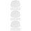 72Pièces Capuchons Clés Flûte Silicone Transparent Protection Douce 7